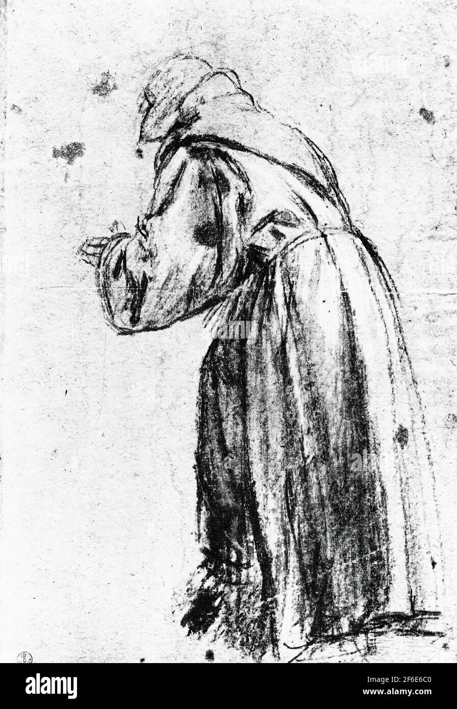 Tiziano Vecelli oder Vecellio alias Tizian - St. Bernadine 1531 Stockfoto