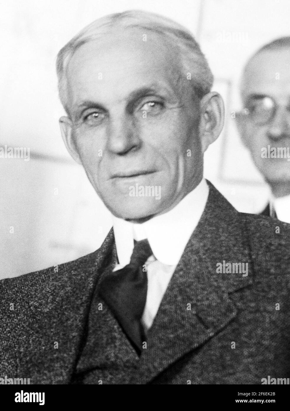 Vintage-Foto des amerikanischen Industriellen und Geschäftsmagnaten Henry Ford (1863 – 1947) – Gründer der Ford Motor Company. Foto von Harris & Ewing, aufgenommen 1922. Stockfoto