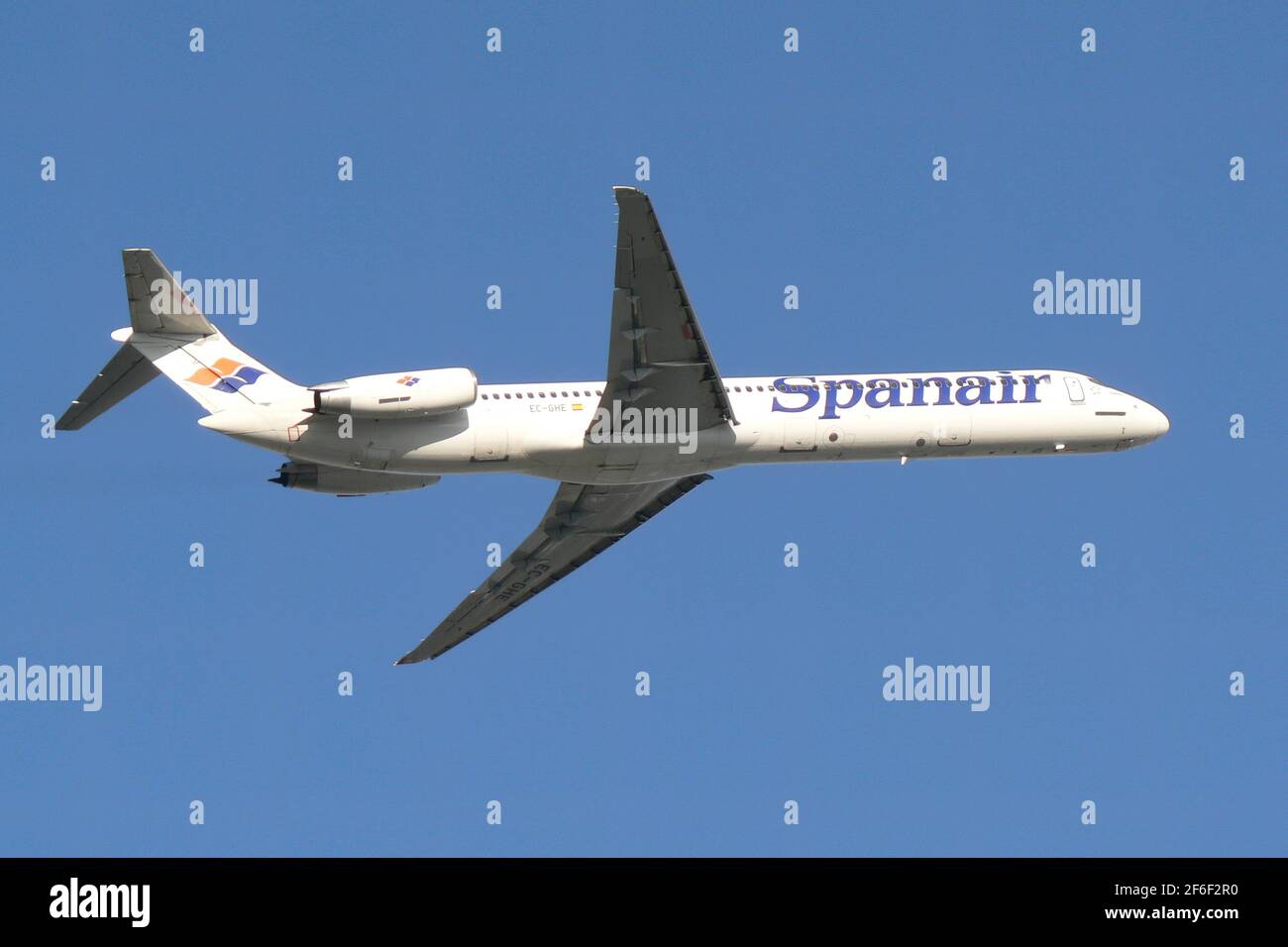 Airplane Malaga Costa Del Sol Stockfotos und -bilder Kaufen - Alamy