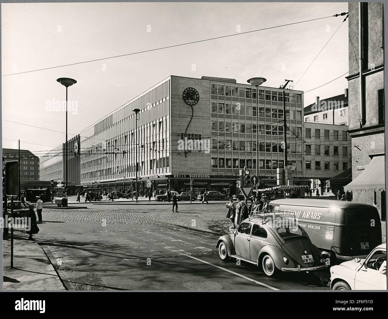 Münchens Bahnhof. Stockfoto