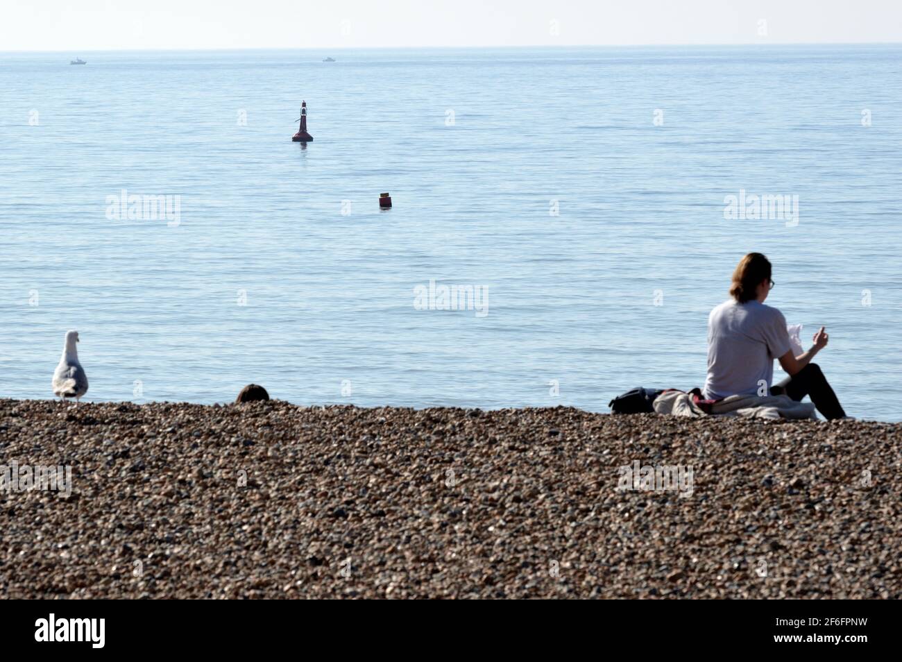 Brighton an einem sonnigen Tag, dem heißesten Tag des Jahres nach der covid Lockdown. Stockfoto