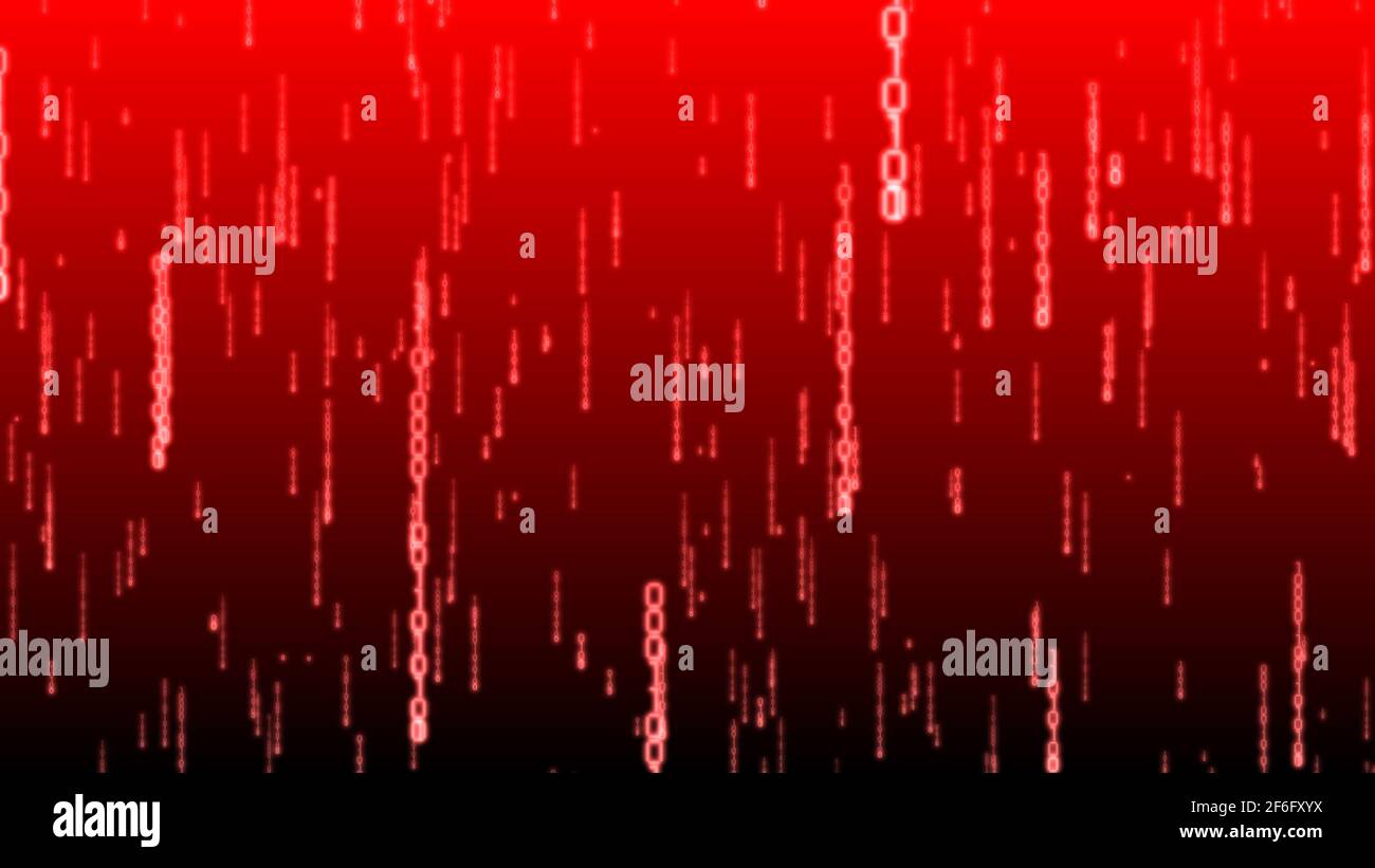 Matrix, Binärcode - Computeranwendung, Internet-Konzept - 3D-Illustration Stockfoto