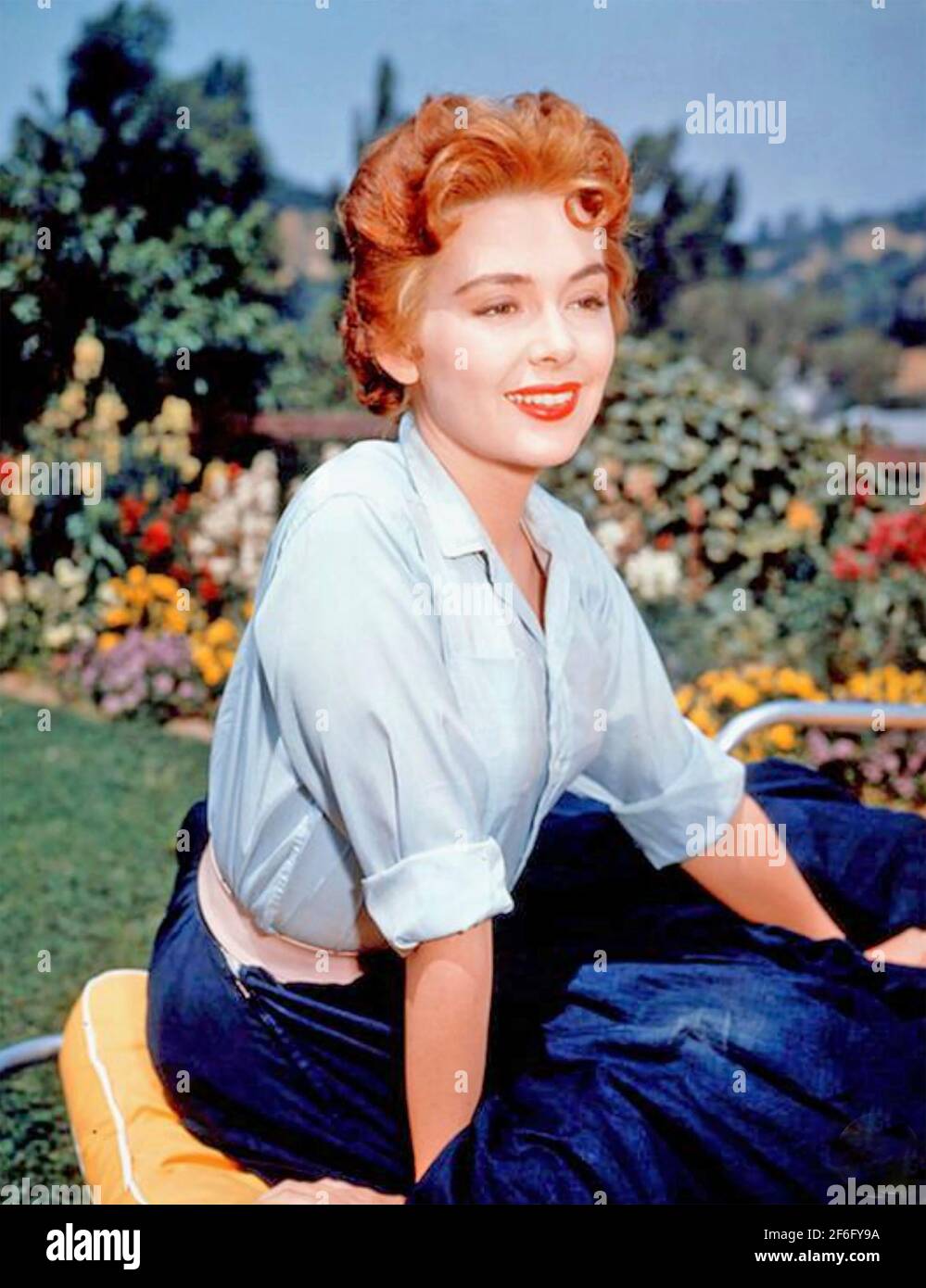 BARBARA RUSH amerikanische Filmschauspielerin um 1960 Stockfoto