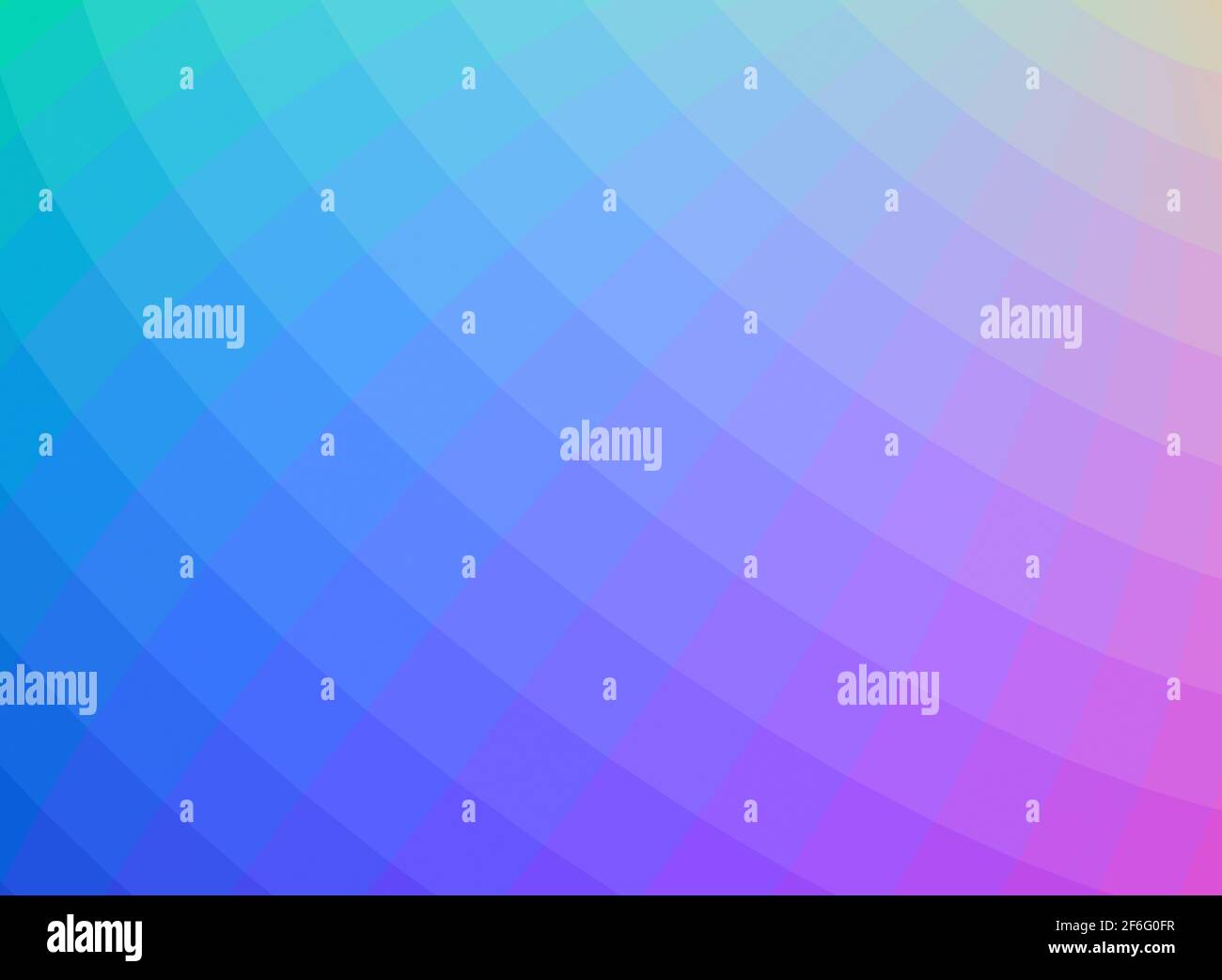 Abstrakter digitaler Grafikhintergrund mit farbigem Farbverlaufsgitter, 3d-Rendering-Illustration Stockfoto