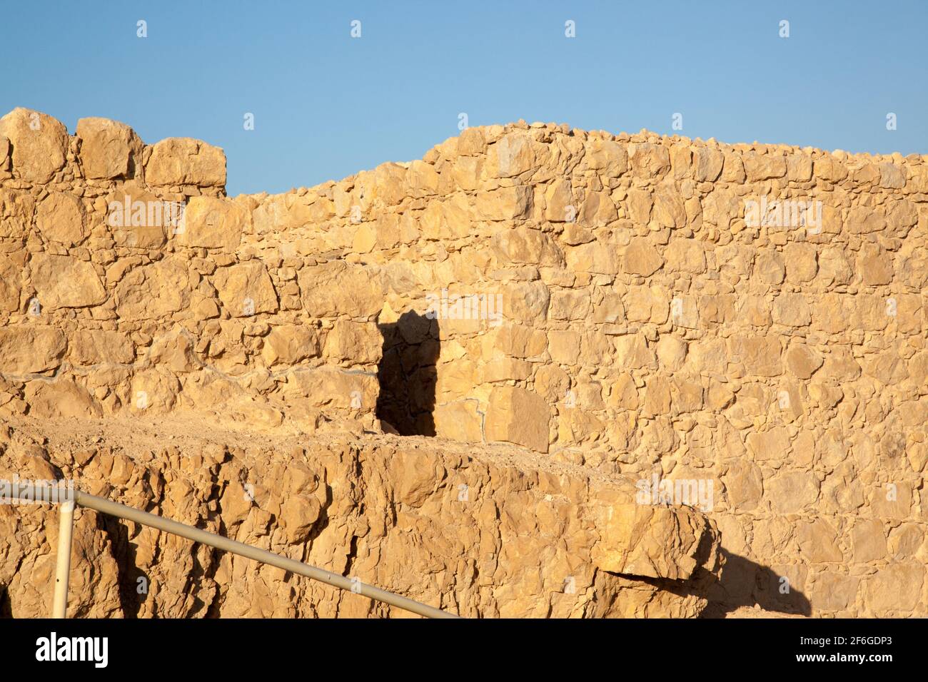 Alte römische Ruinen in Israel Stockfoto
