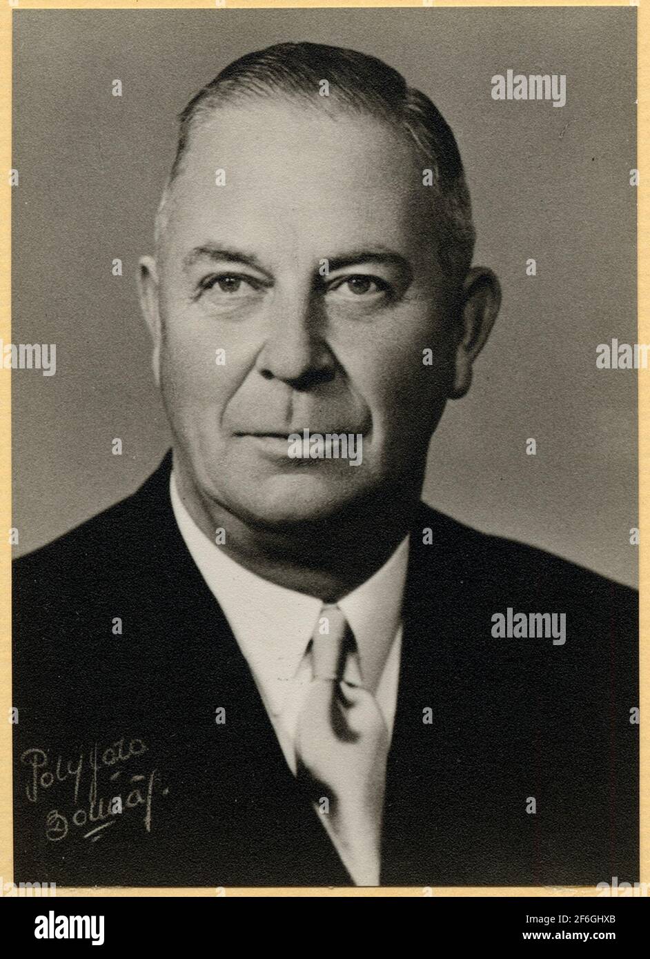 Isak Alfred Ljungberg Geboren 23/10 1893 Tot 6/3 1960 Stins Charlottenberg 1949-1952 Stockfoto