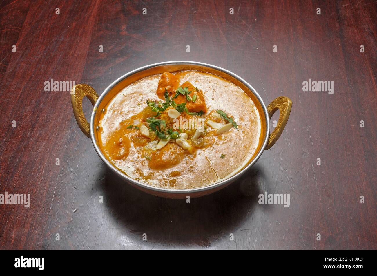 Authentische und traditionelle indische Küche Gericht bekannt als Korma Stockfoto