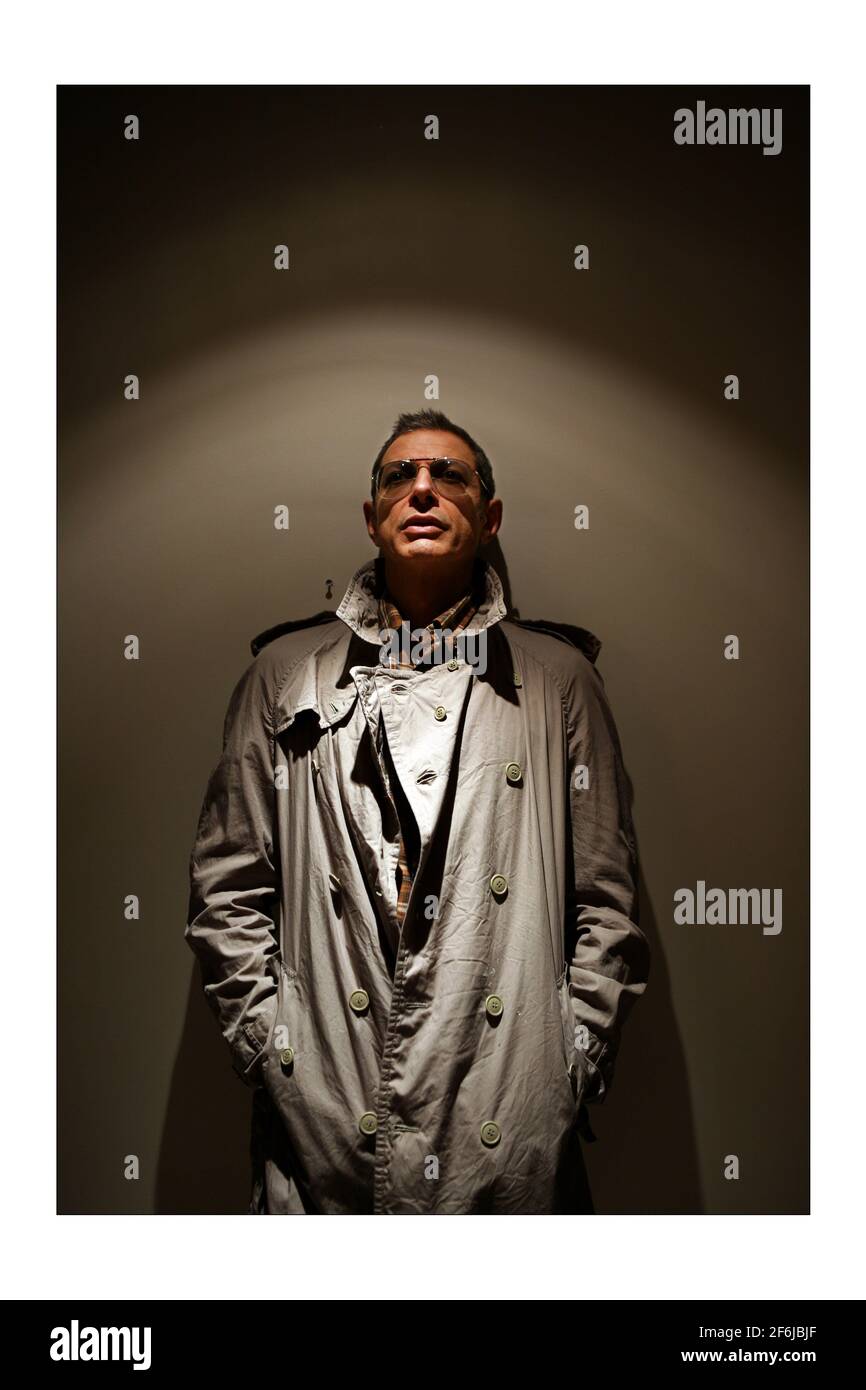 Schauspieler... Jeff Goldblum in London.Foto von David Sandison The Independent 21/3/2008 Stockfoto