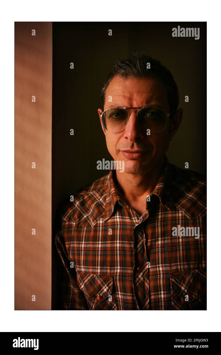 Schauspieler... Jeff Goldblum in London.Foto von David Sandison The Independent 21/3/2008 Stockfoto