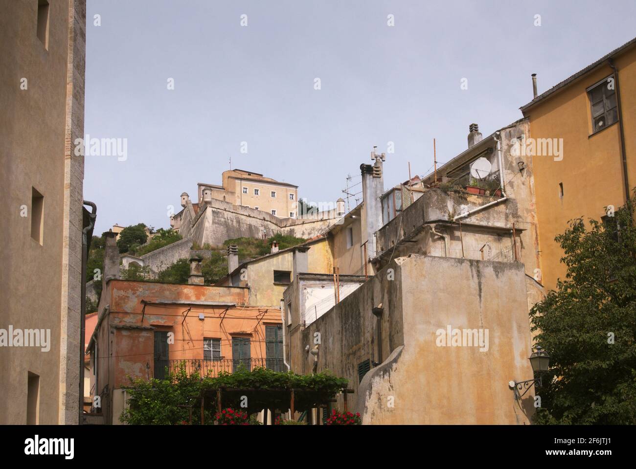 Das alte Dorf Finalborgo, Ligurien, Italien Stockfoto