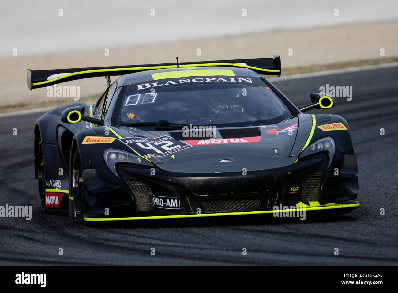 42 LEVENTIS Nick (gbr), WILLIAMSON Lewis (gbr), FLEMING Craig (gbr), McLaren 650 S Team Strakka Racing, Action während der Blancpain GT Serie 2017, in Barcelone, Spanisch vom 29. september bis 1. oktober - Foto: Xavi Bonilla / DPPI Stockfoto