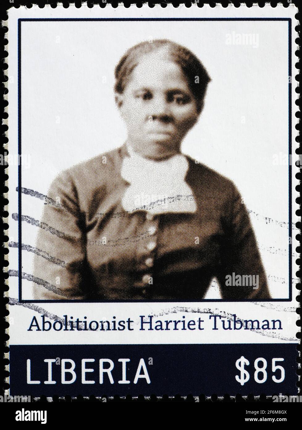 Abolitionist Harriet Tubman auf Briefmarke Stockfoto