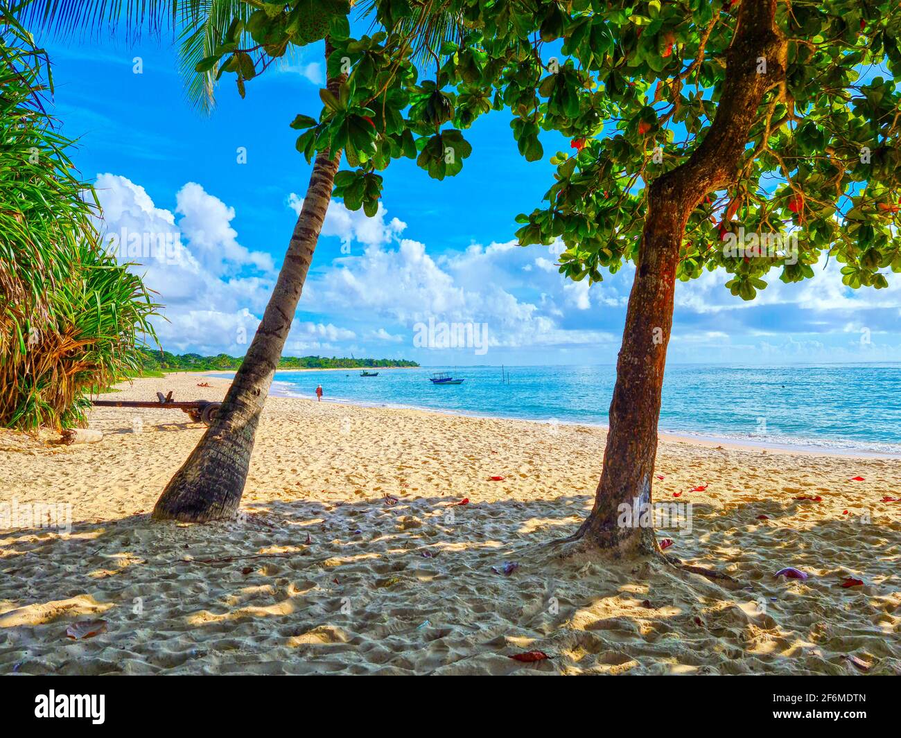 Fisherman's Beach, Arraial d'Ajuda ist ein Bezirk der brasilianischen Gemeinde Porto Seguro, an der Küste des Staates Bahia. Stockfoto