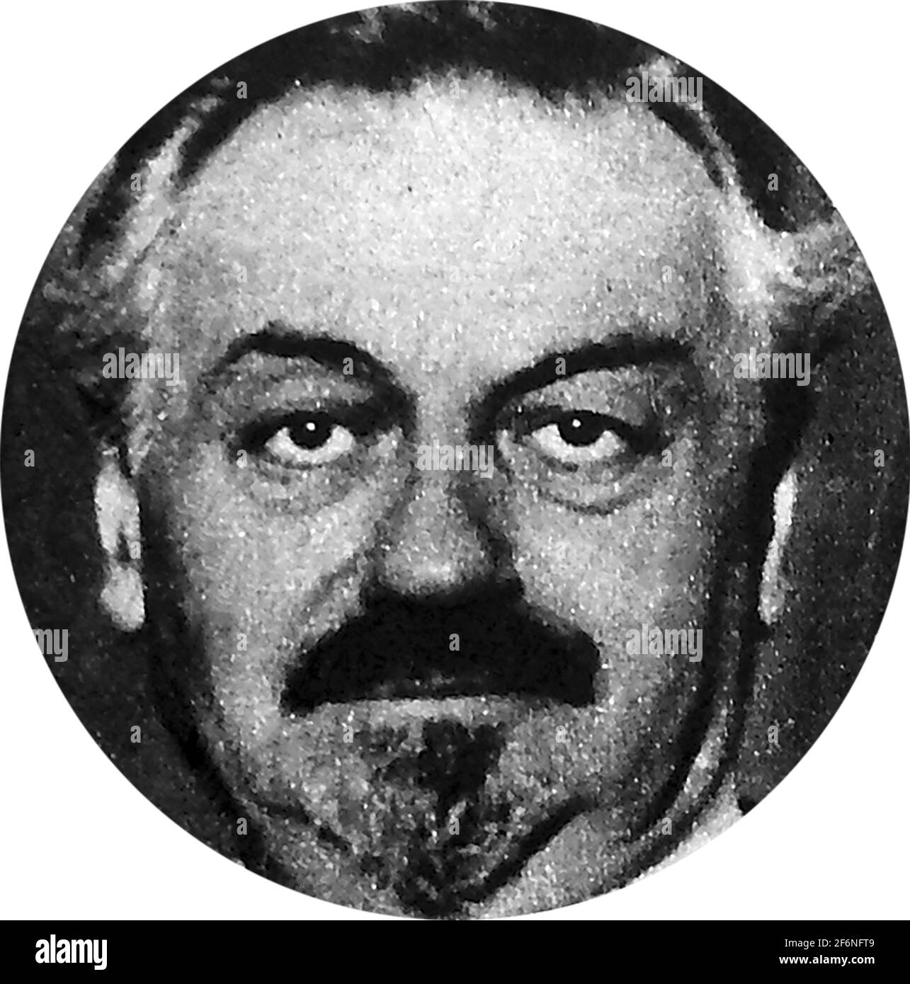 1911 EIN Presseborträt des amerikanischen Unternehmers Oscar Hammerstein, ungewöhnlich mit Schnurrbart und Bart, fotografiert in Engand, als er ein finanziell katastrophales Jahr am Londoner Opernhaus, Kingsway, Großbritannien, hatte. --- Oscar Greeley Clendening Hammerstein II (1895-1960) war fast 40 Jahre lang ein amerikanischer Lyriker, Theaterproduzent (und oft nicht als Regisseur bezeichnet) im Musiktheater und gewann 8 Tony Awards und 2 Academy Awards für den besten Originalsong. Er schrieb oder schrieb etwa 850 Lieder, von denen viele zu Klassikern geworden sind, die sowohl von Profis als auch von der breiten Öffentlichkeit gesungen wurden. Stockfoto