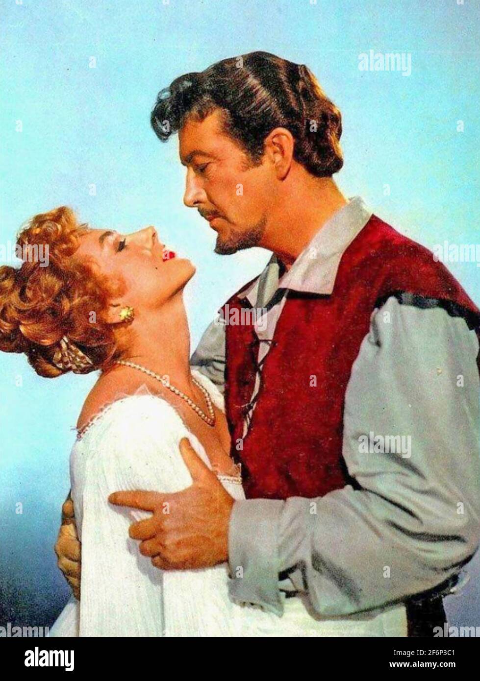 DIE ABENTEUER VON QUENTIN DURWARD 1955 MGM Film mit Kay Kendall und Robert Taylor Stockfoto