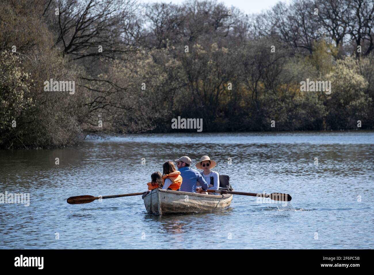Hollow Pond, London, Vereinigtes Königreich Stockfoto