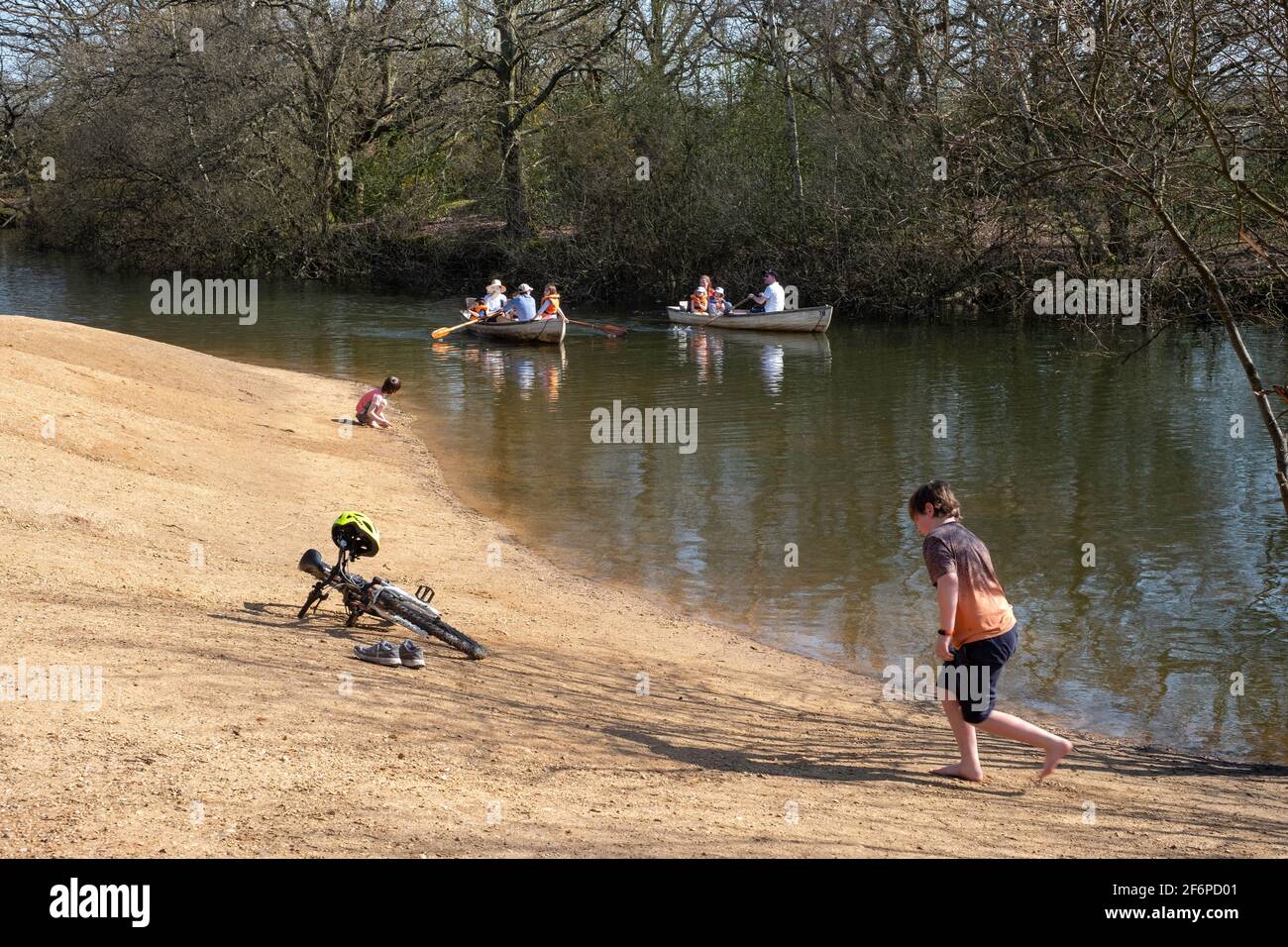Hollow Pond, London, Vereinigtes Königreich Stockfoto