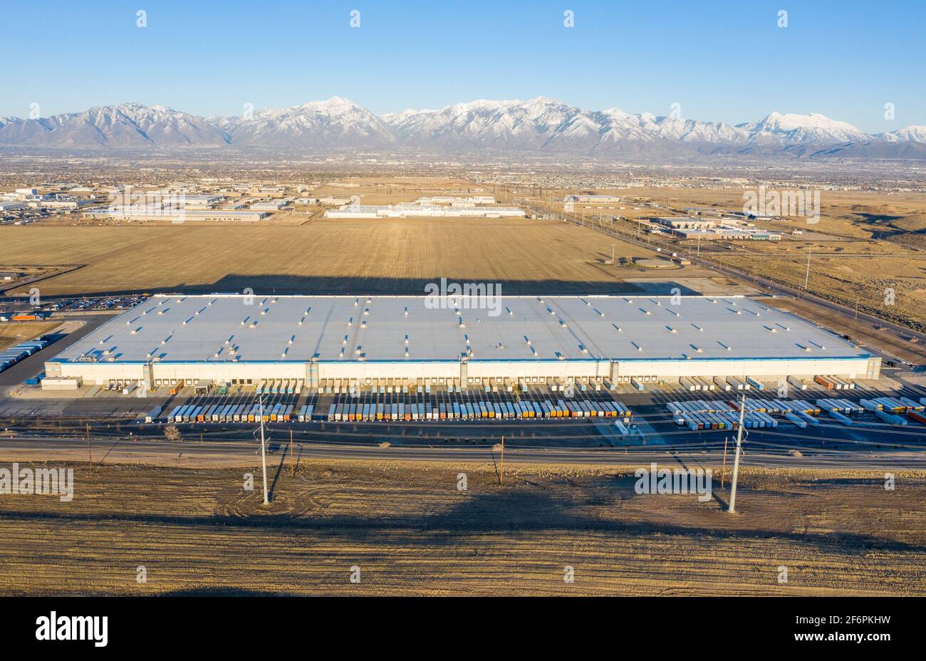 Amazon Fulfillment Center, Salt Lake City, Utah, USA Stockfoto