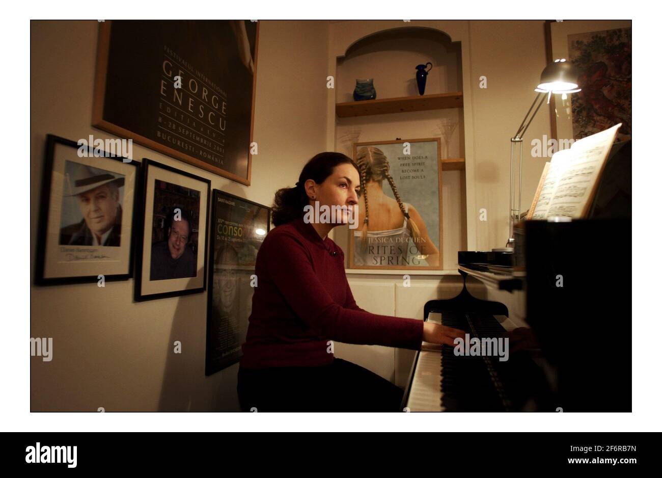 Jessica Duchen, Musikjournalistin und Autorin.pic David Sandison 30/12/2005 Stockfoto