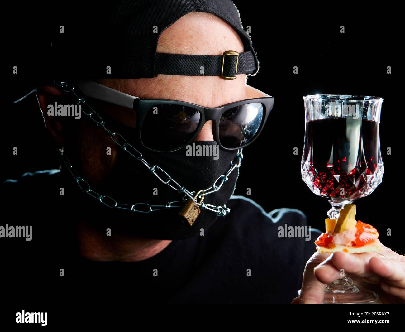 Covid 19 Zerstörung Von Restaurantbetrieben Stockfoto