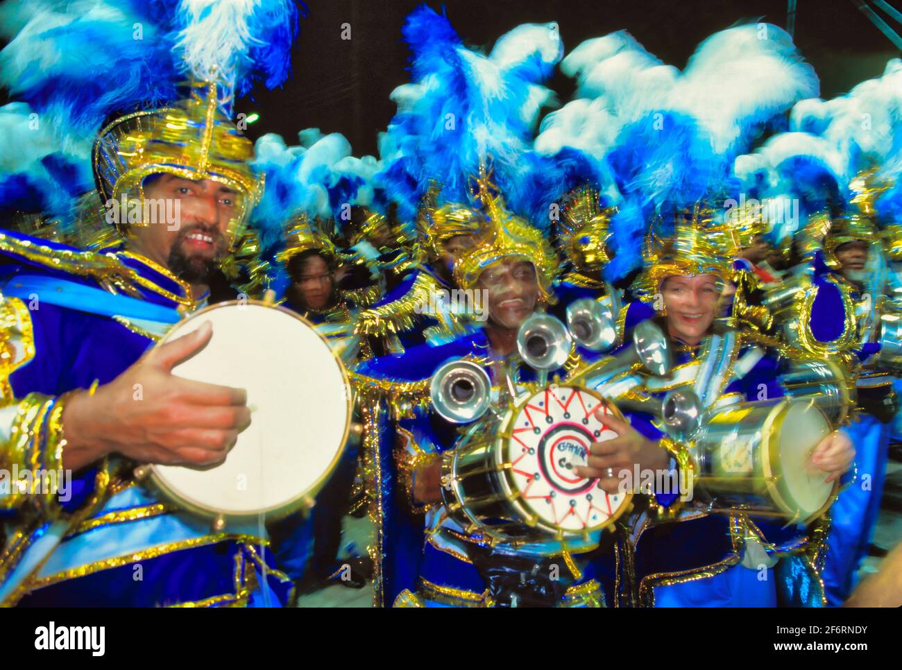 Musikszenen aus Rio Carnival, Rio de Janeiro, Brasilien Stockfoto