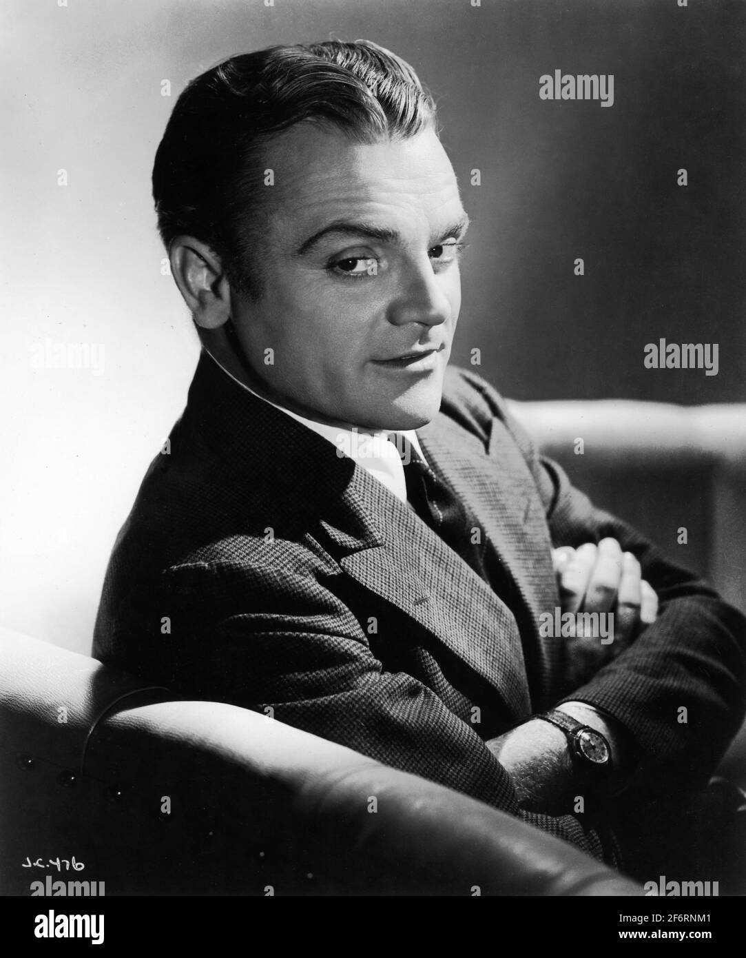 JAMES CAGNEY 1939 Porträt von GEORGE HURRELL Werbung für Warner Bros. Stockfoto