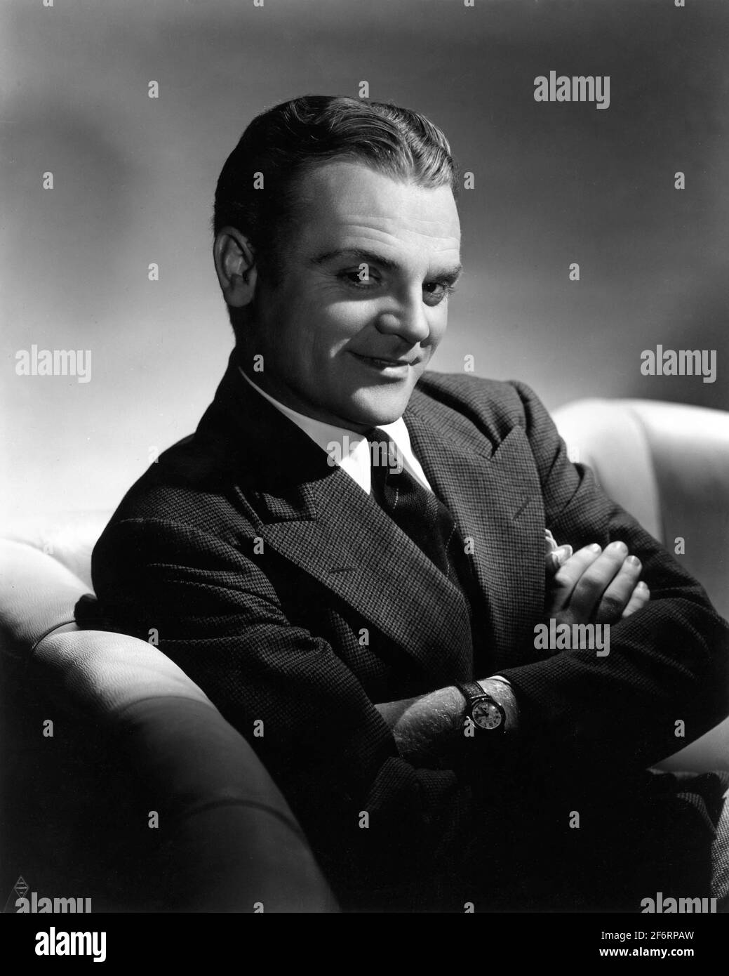 JAMES CAGNEY 1939 Porträt von GEORGE HURRELL Werbung für Warner Bros. Stockfoto