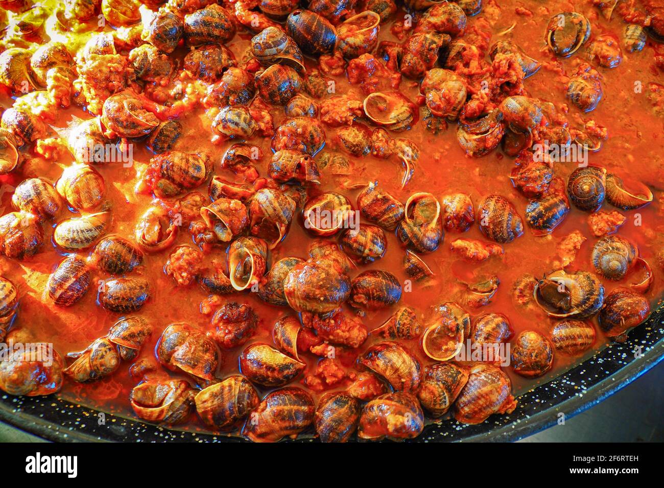 Frankreich, Lebensmittel, Escargots a la Provencale (Schnecken). Escargots ÃÂ la provençale sont une recette de cuisine traditionnelle de la cuisine provençale, Stockfoto