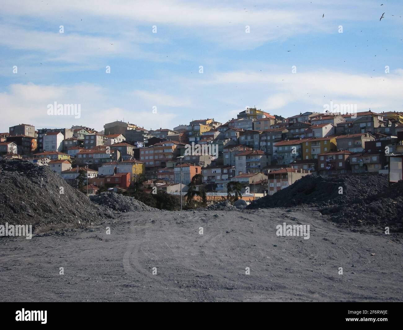 Istanbuls Ghettos und ungeplante Urbanisierung. Stockfoto