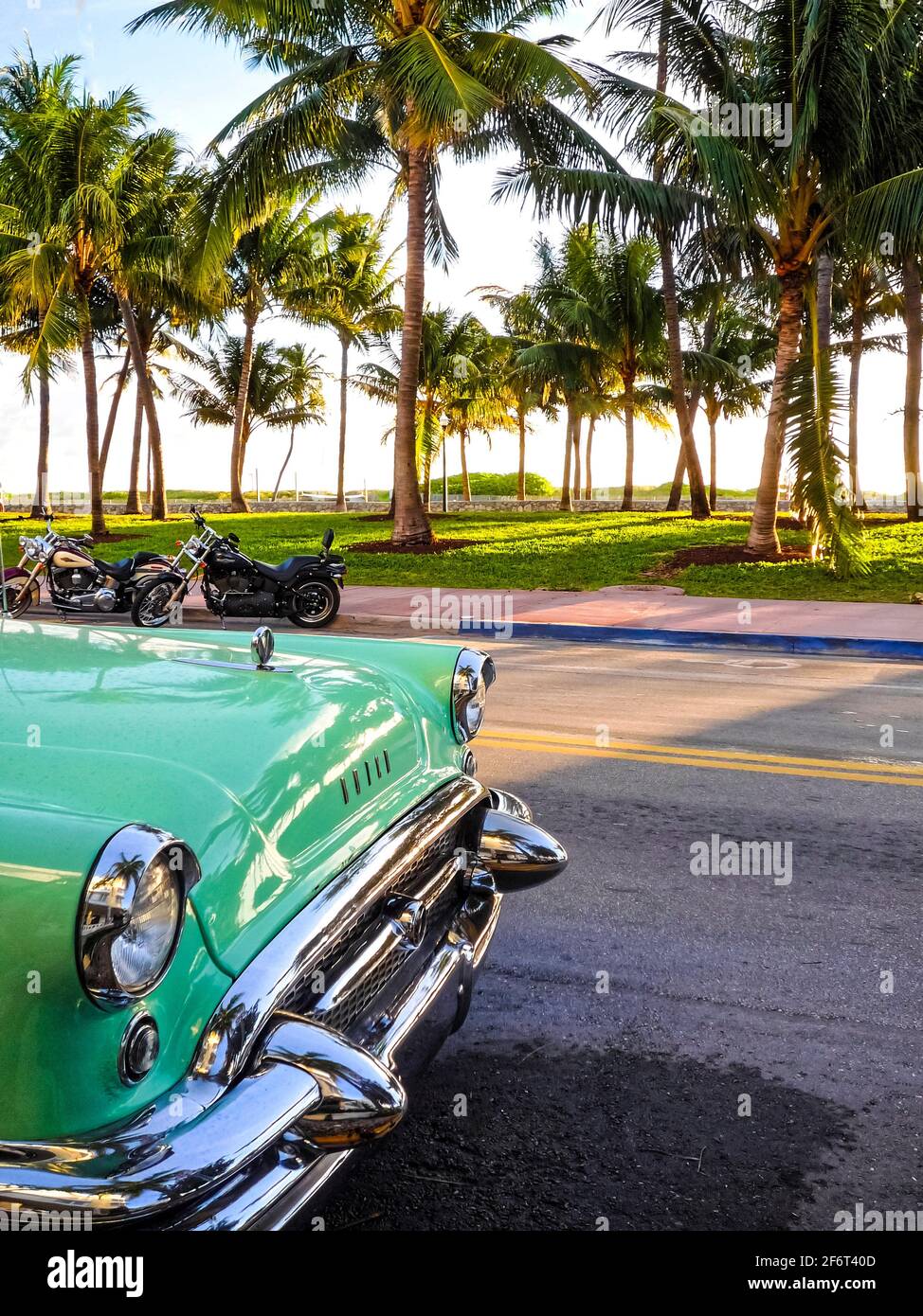 Ocean Drive. Miami Beach. Florida. USA. Stockfoto