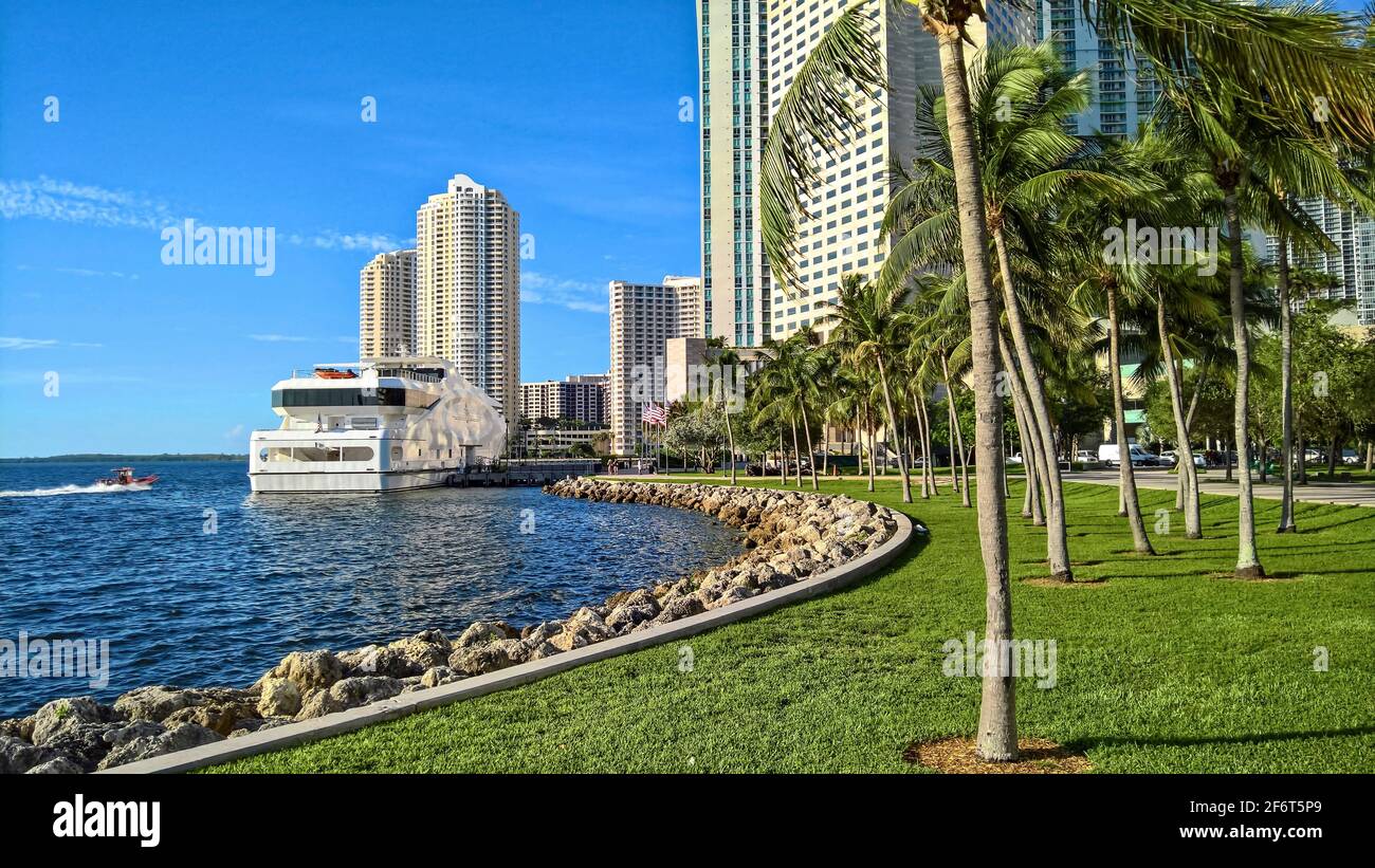 Bayfront Park. Miami. Florida. USA. Stockfoto