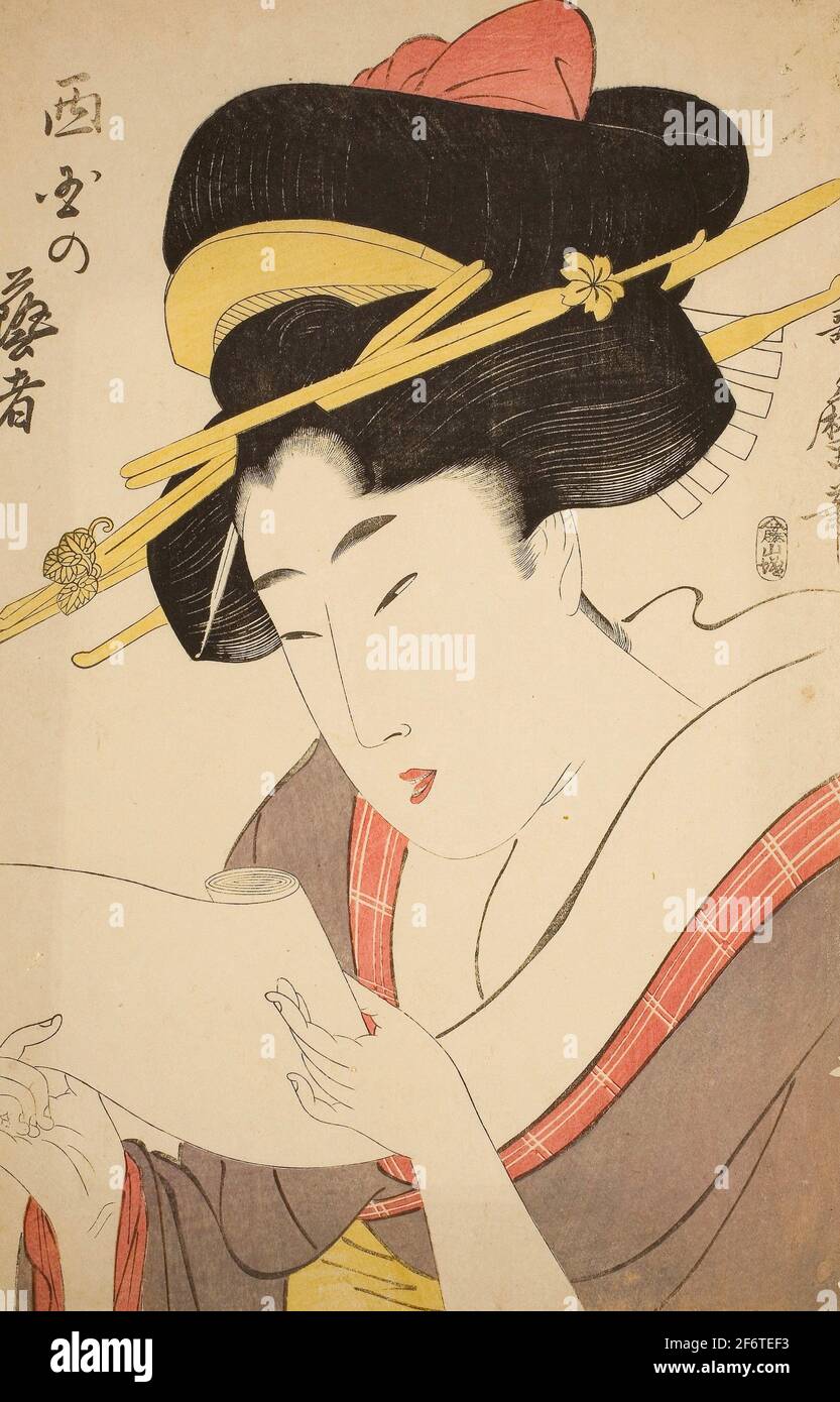 Kitagawa Utamaro 1753 1806 Stockfotos Und Bilder Kaufen Alamy