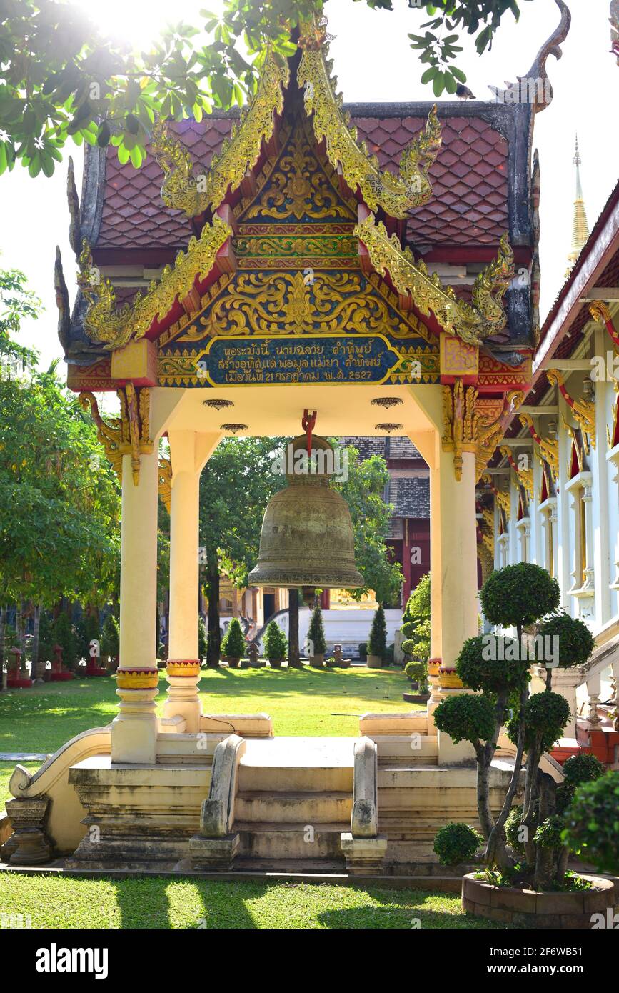 Chiang Mai, Wat Phra Singh (14. Jahrhundert). Thailand. Stockfoto