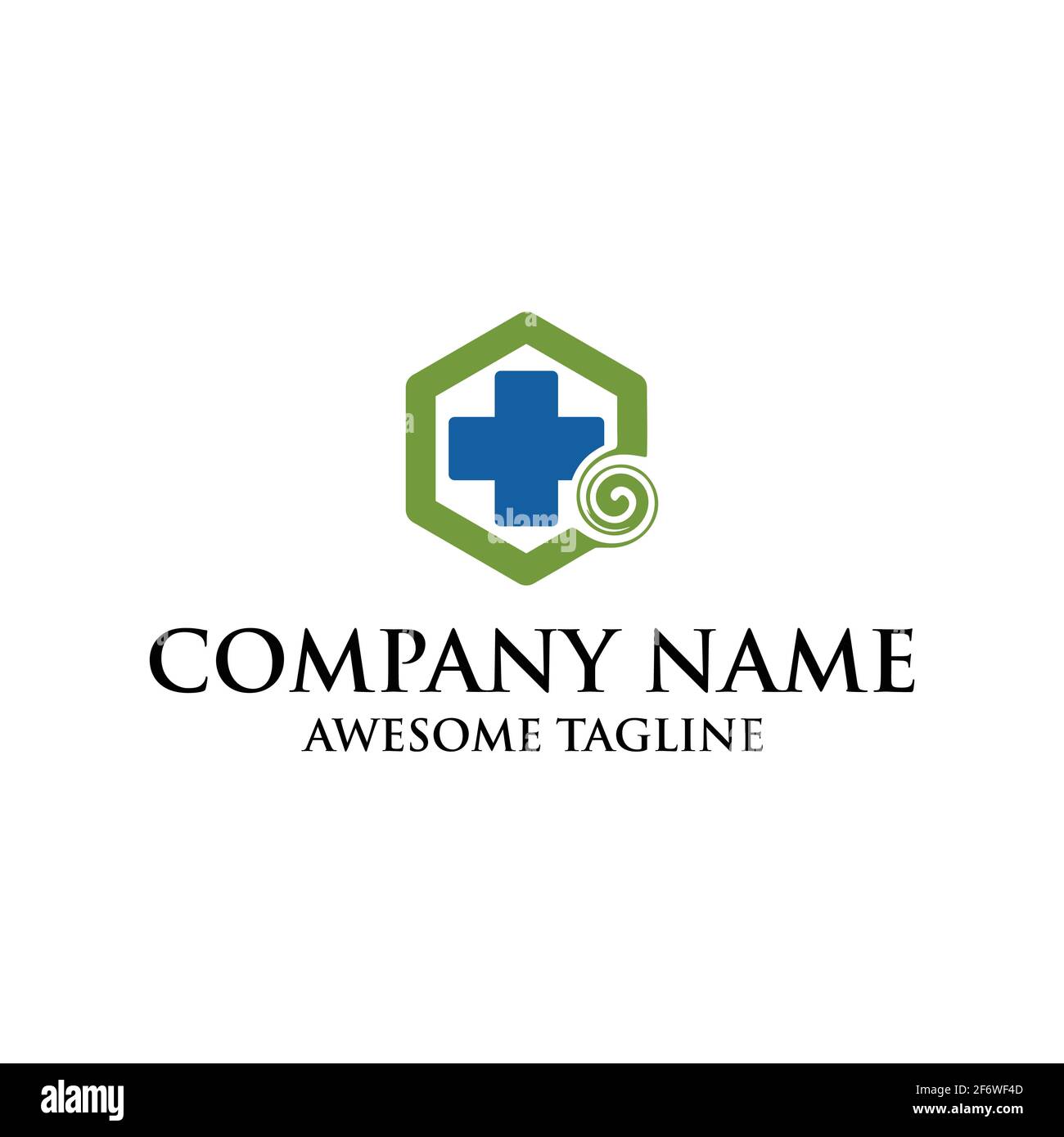 Health Care Symbol Logo. Medizinische Vektor-Logo. Kreuz-Symbol. Apotheke, Medizin-Logo. vektor eps 10 Stock Vektor