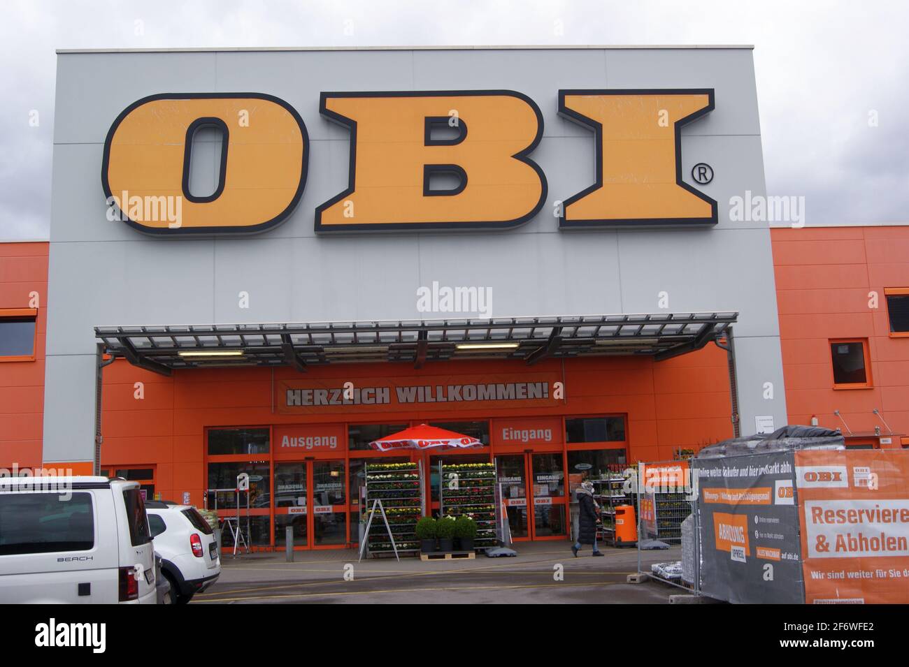 OBI-Baumarkt in der Wilhelmstraße in Berlin-Spandau Stockfoto