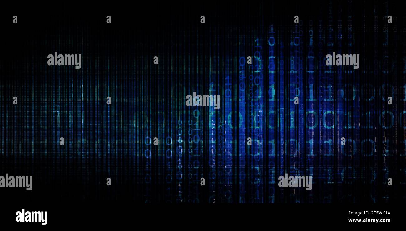 Digitale Daten Information Processing System Business Intelligence Stockfoto