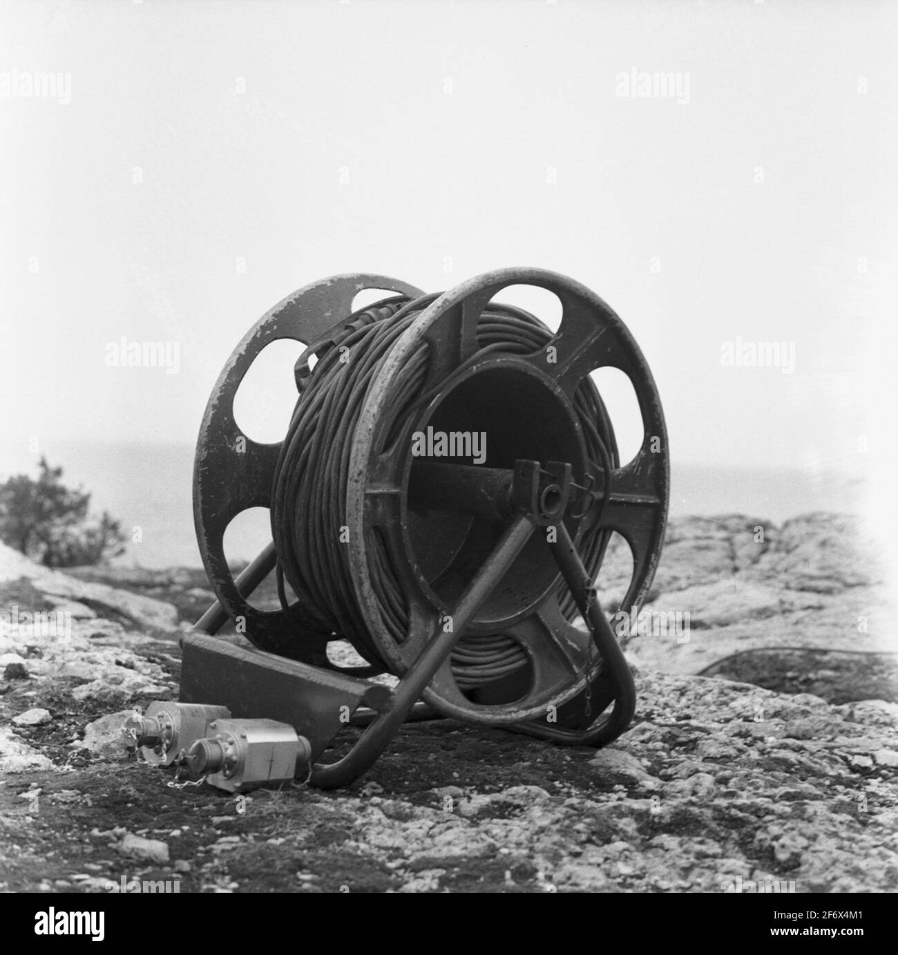 Art.die Schießerei.in der Mitte des Stockholmer Archipels.Schweden, Blekinge, Blekinge, Karlskrona, Karlskrona, Externe Kriegsgogs (abgebildet, Stadt) Stockfoto