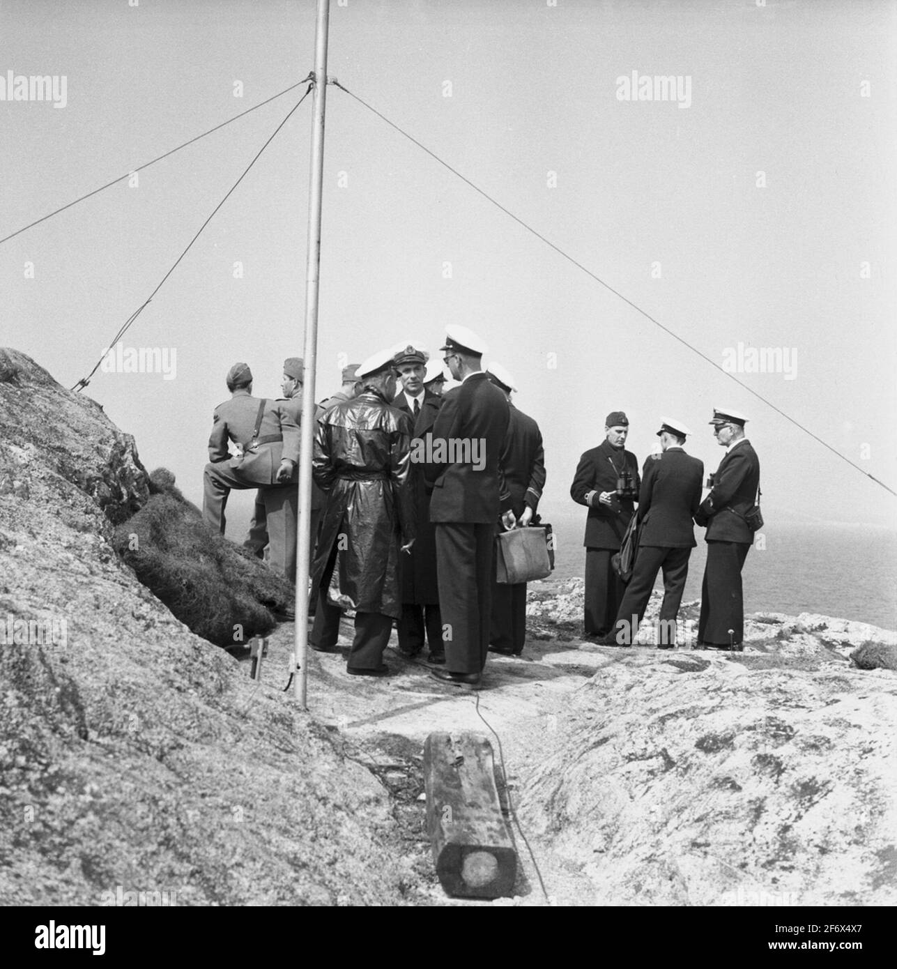 Art.die Schießerei.in der Mitte des Stockholmer Archipels.Schweden, Blekinge, Blekinge, Karlskrona, Karlskrona, Externe Kriegsgogs (abgebildet, Stadt) Stockfoto