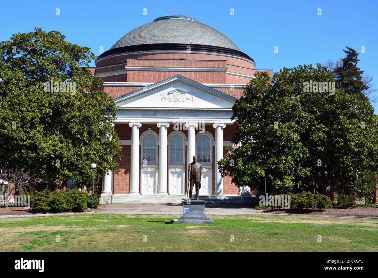 Baldwin Auditorium auf dem East Campus der Duke University in Durham, North Carolina. Stockfoto