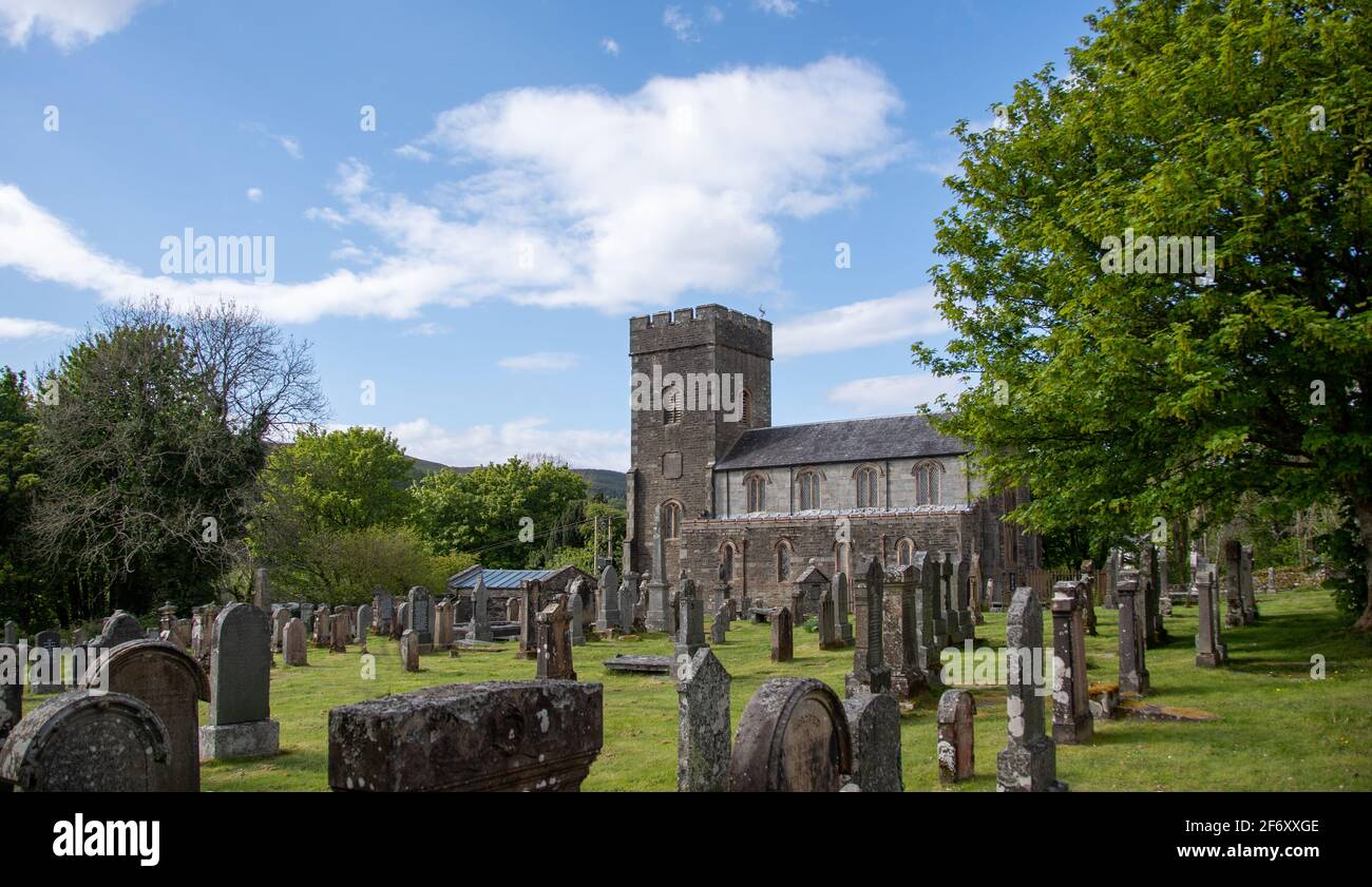 Kilmartin Church and Cemetery, Schottland, Großbritannien Stockfoto