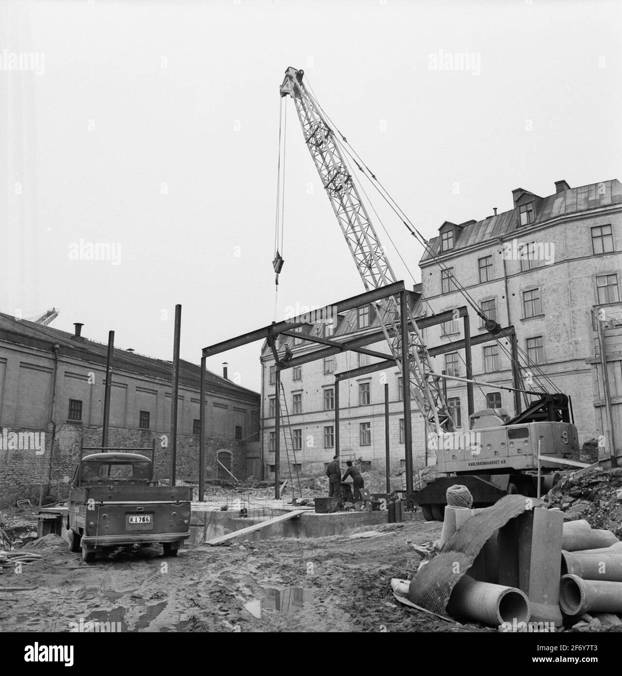 Schweden, Blekinge, Blekinge, Karlskrona, Karlskrona, Externer Yachthafen (abgebildet, Stadt).Schweden, Blekinge, Blekinge, Karlskrona, Karlskrona, Außenkriegsgogs (dargestellt, Stadt) Stockfoto