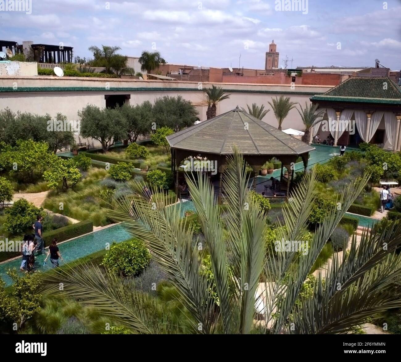 Der geheime garten marrakesch Fotos und Bildmaterial in hoher