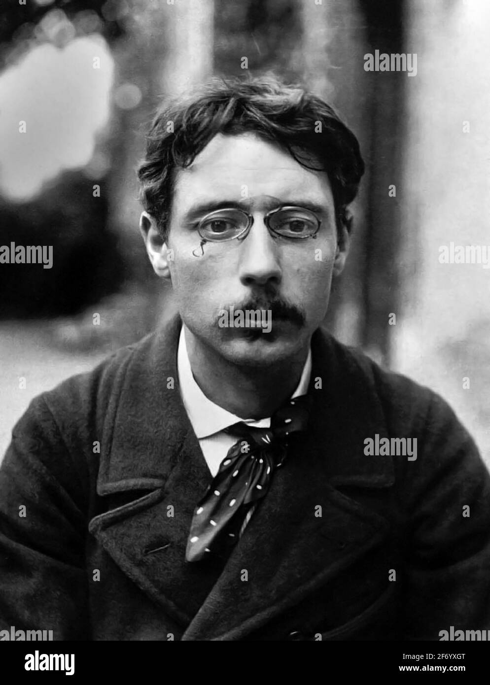 Pierre Bonnard. Porträt des französischen Künstlers Pierre Bonnard (1867-1947), von Alfred Natanson, c. 1890 Stockfoto