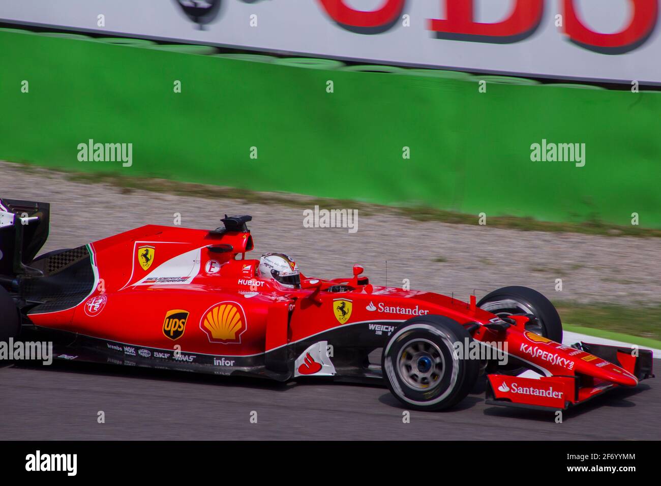 Kimi Räikkönen Ferrari Stockfoto
