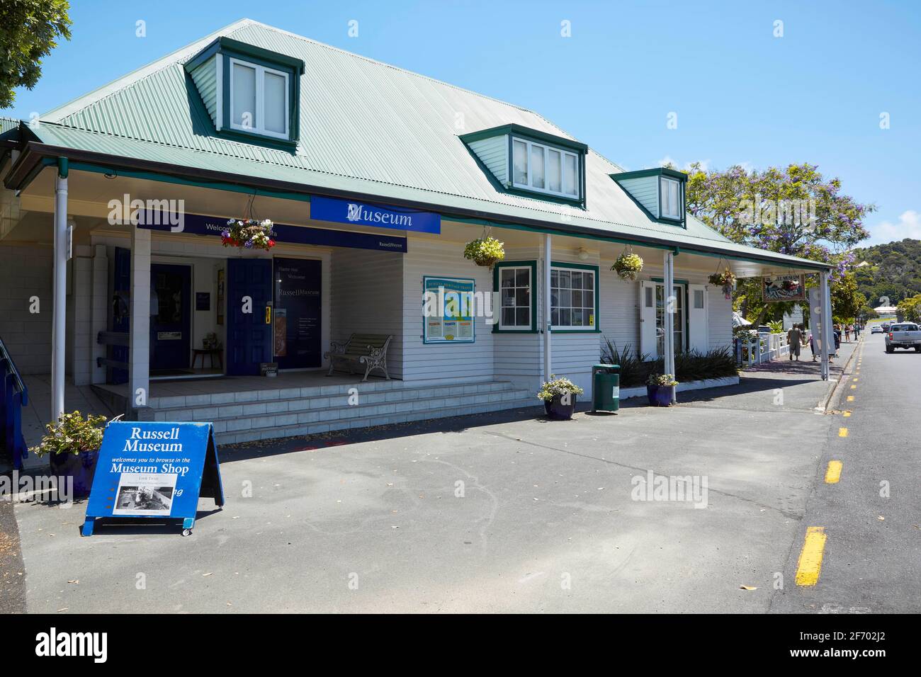 Russell Museum in Russell North Island Neuseeland Stockfoto