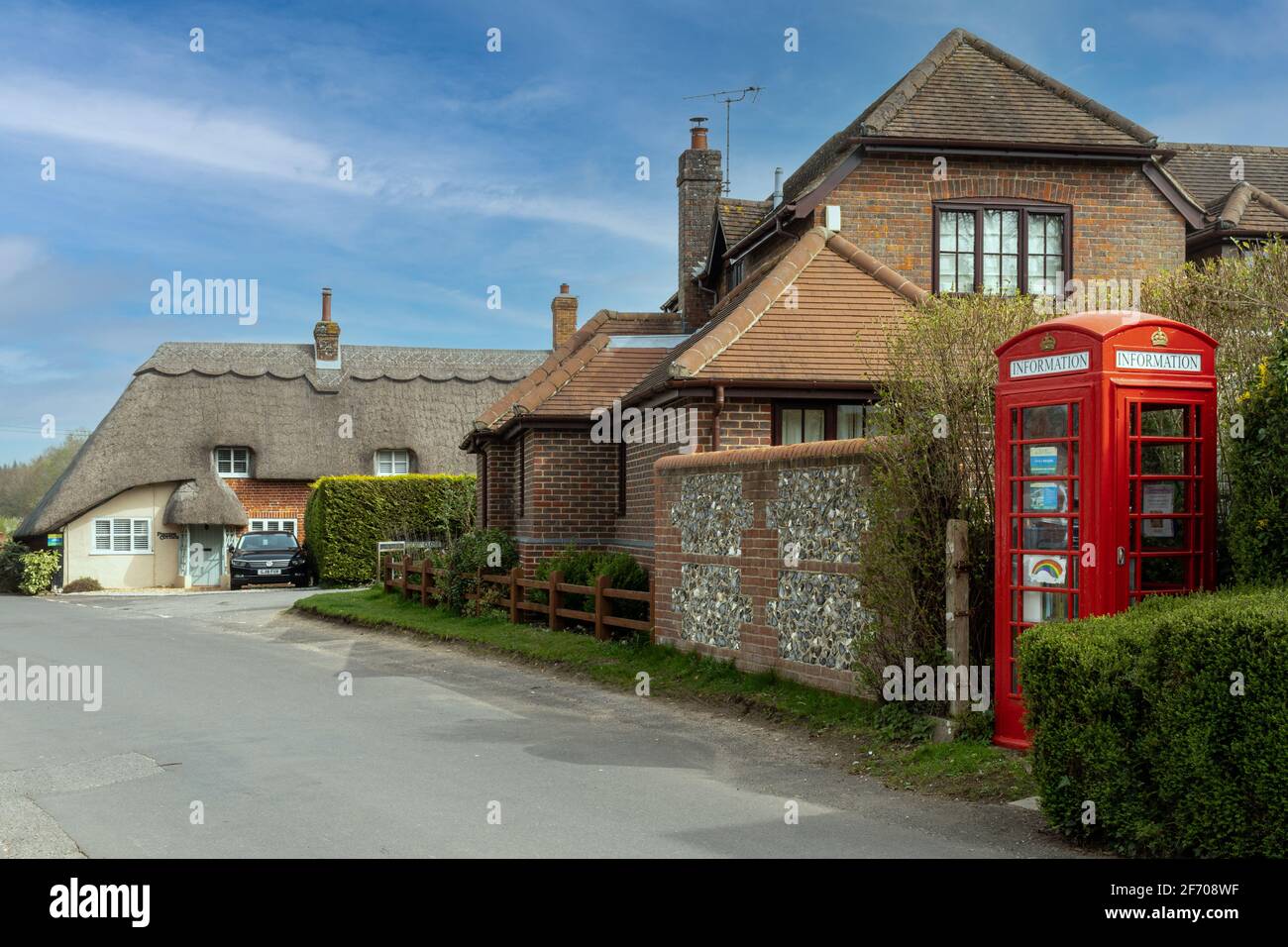 Dummer Dorf in Hampshire, England, Großbritannien, im Frühjahr Stockfoto