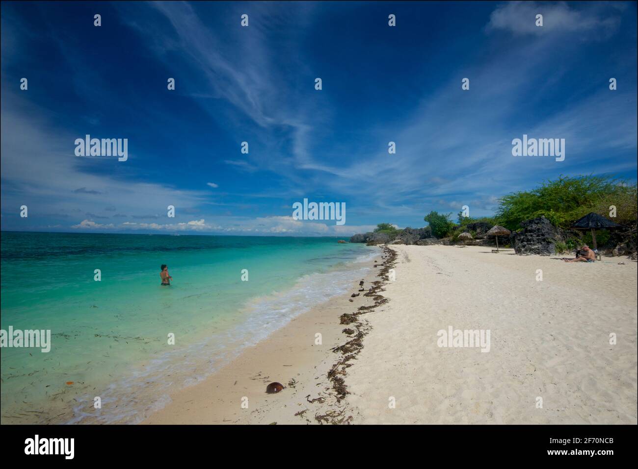 Paradise Beach, in der Nähe von Sandira Beach, Bantayan Island, Philippinen Stockfoto