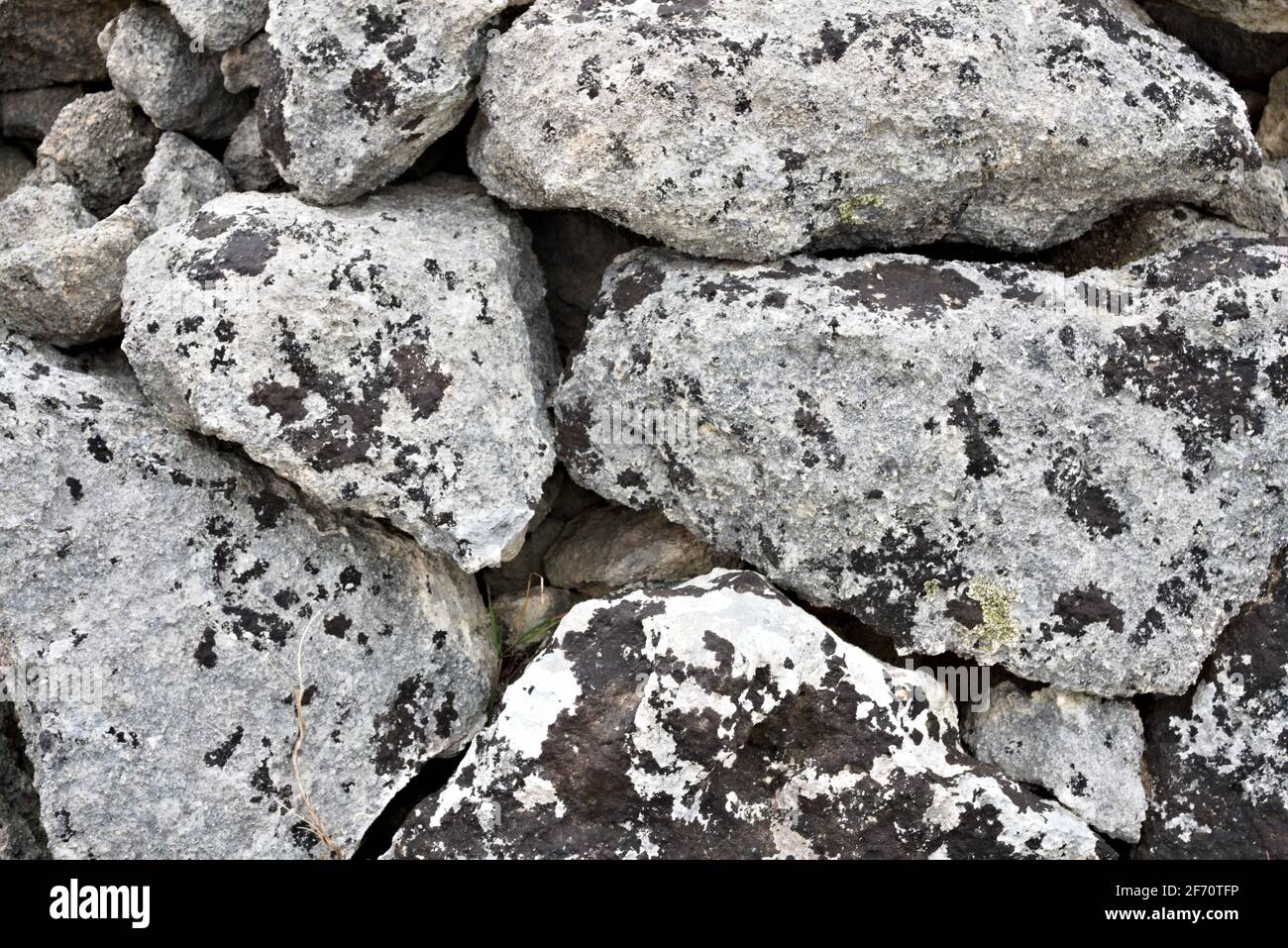 Typischer Kalkstein der Murgia von Miera Stockfoto