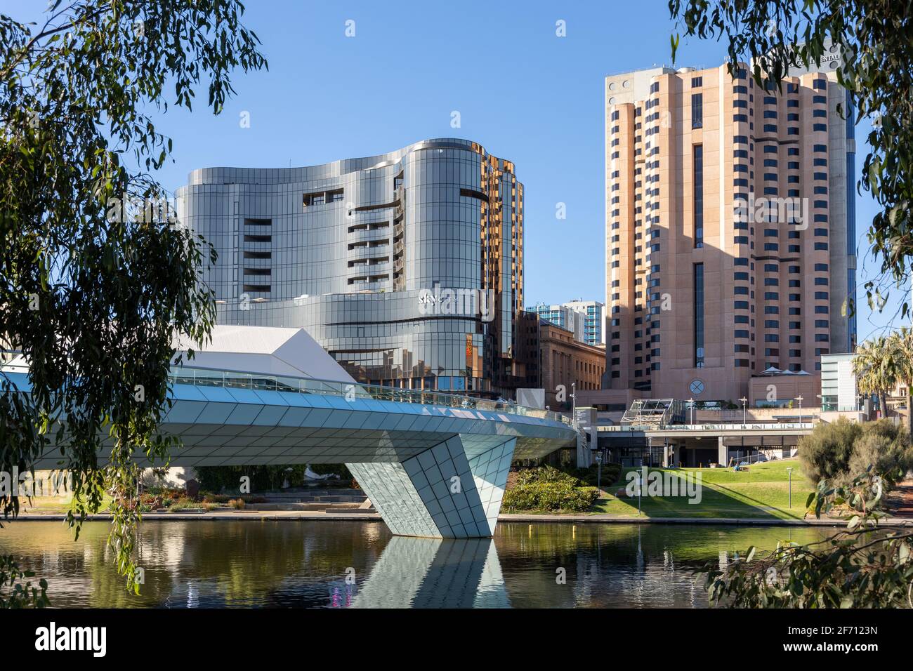 Adelaide Stadtbild in adelaide South australia am 2. april 2021 Stockfoto