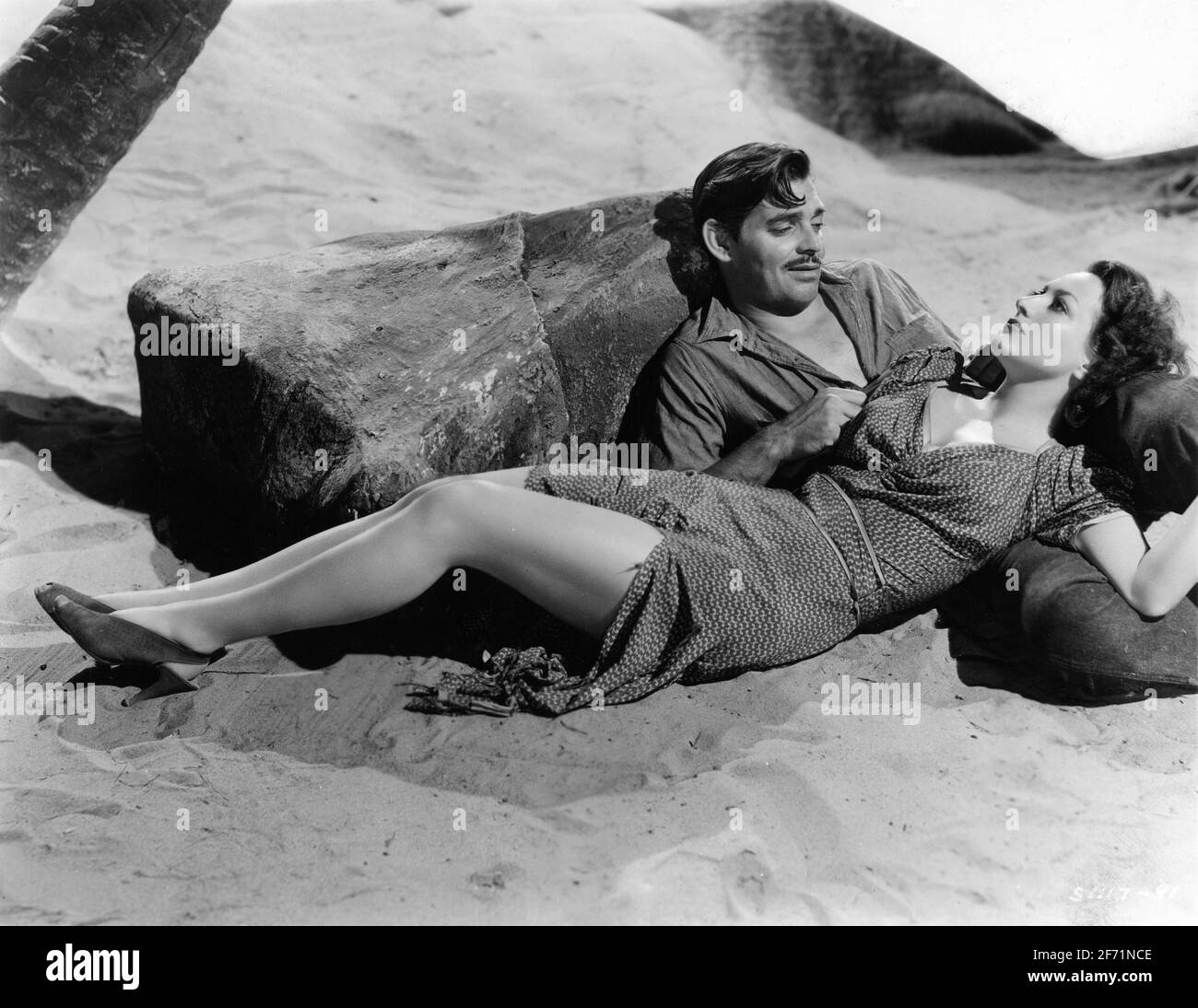 CLARK GABLE und JOAN CRAWFORD Publicity Portrait von LASZLO WILLINGER Für STRANGE CARGO 1940 Regisseur FRANK BORZAGE Metro Goldwyn Mayer Stockfoto